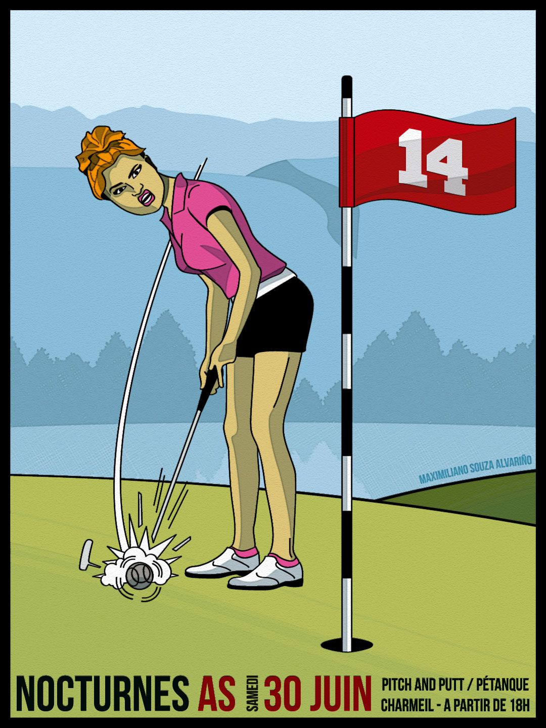 Illustration golf voiron