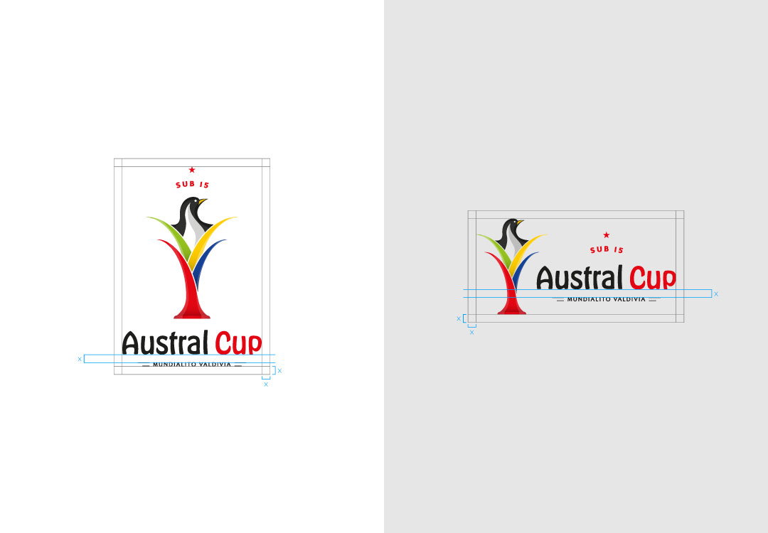 Charte graphique logo zone de sécurité, Austral Cup