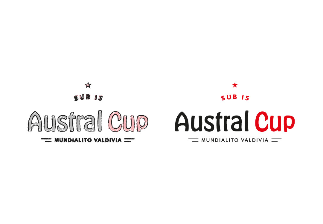 Typo logo, Austral Cup