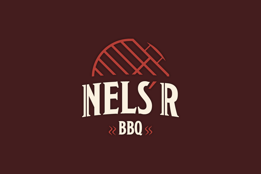 Logo, site internet, signalétiques et flyers, NELS’R BBQ